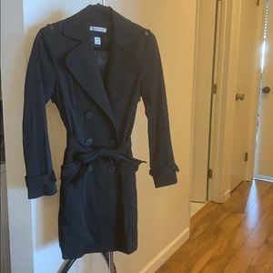Black trench coat